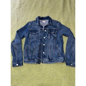 Gap Jean Jacket Womens small  Denim Button Up Pockets Cotton Used Casual